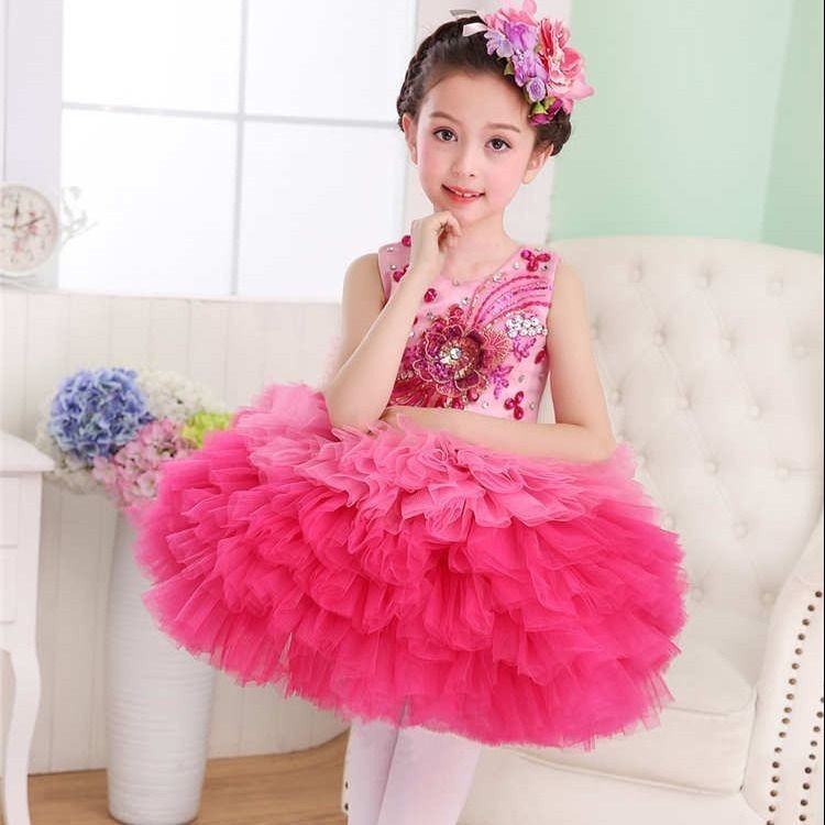 儿童裙出版者Crushion裙 mixer pipinpinpinche หญิง童ving Pippin nimal เด็กเครื่องแต่งกายประสิทธิภาพชุดเจ้าหญิง