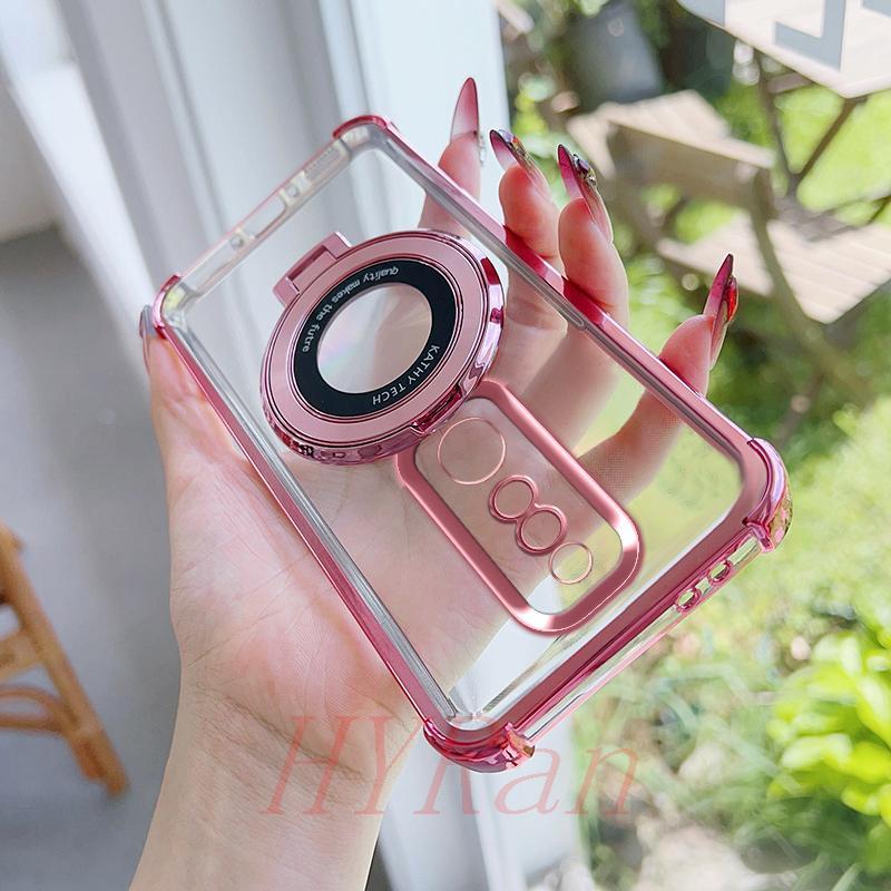 เคส OPPO F11 Pro ถุงลมนิรภัยสี่มุมป้องกันการตก เคสโทรศัพท์แบบใสพร้อมขายึด CDSJ - รูปที่ 3