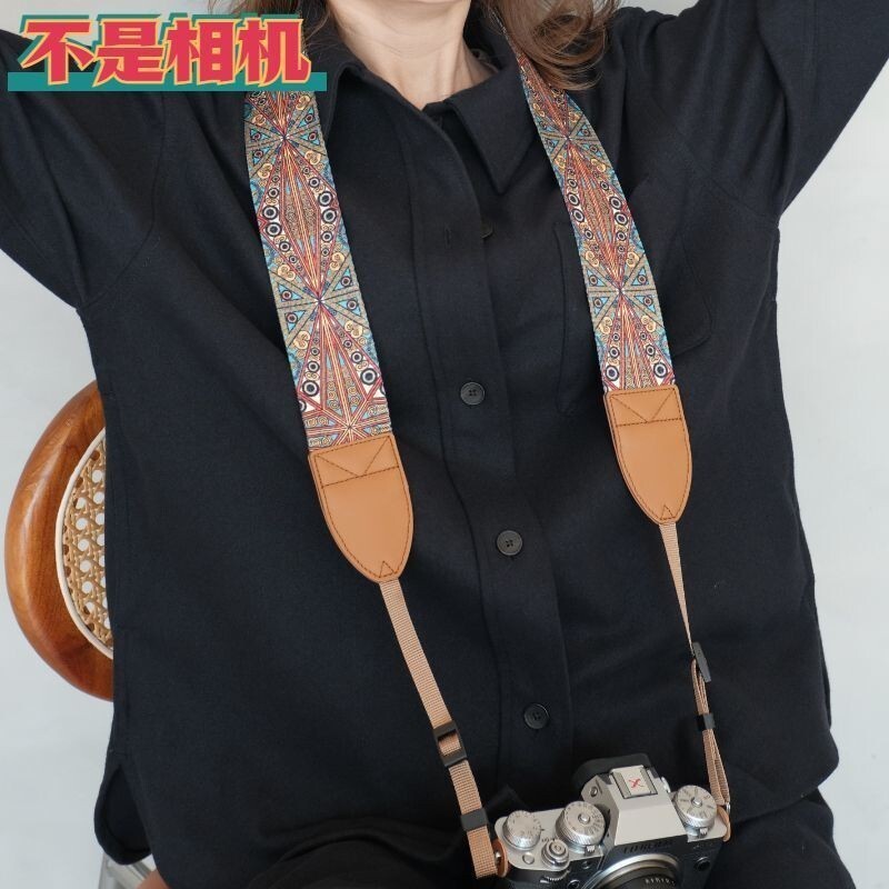 Hot SellingSuitable for Fuji xs20 Sony A7 Camera Strap Canon R6 Lanyard xt4xt5 Crossbody Camera Stra