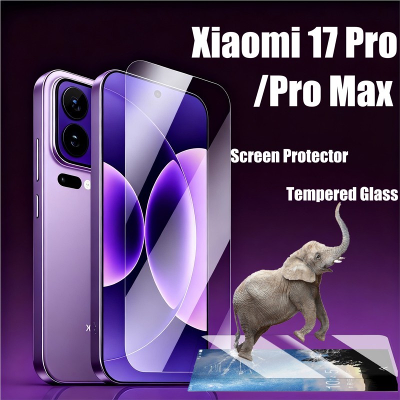 สําหรับ Xiaomi 17 Pro Max แก้วสําหรับ Xiaomi 17 Pro Max 5G กระจกนิรภัยความละเอียดสูง HD แก้วสําหรับ 