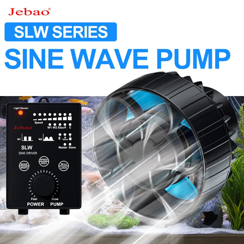 Jebao Jecod Slw Series ปั๊มน้ําตู้ปลากรอง Fountain Pump Slw-3 Mini Pump 12v 5w Fish Tank Garden Aqua