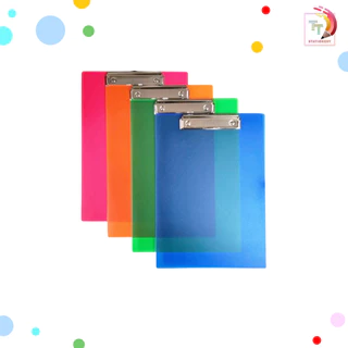 PK ( พี เค ) แฟ้มคลิปบอร์ด คลิปบอร์ด รุ่น พลาสติก และ PP FOAM ขนาด A5 / A4 / F4 ( 1 เล่ม / คละสี )
