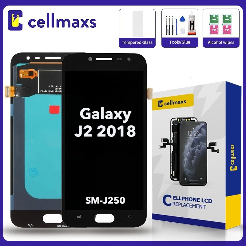 สําหรับ SAMSUNG Galaxy J2 2018 J250 J2 Pro 2018 เปลี่ยนหน้าจอสัมผัส LCD