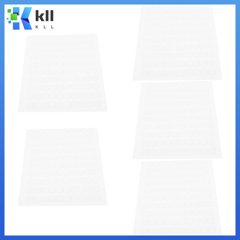 500 ชิ้นใสนํามาใช้ใหม่กาวกาวฉาบสําหรับแขวนผนังสติกเกอร์เล็บสองด้าน เคนเนลkj