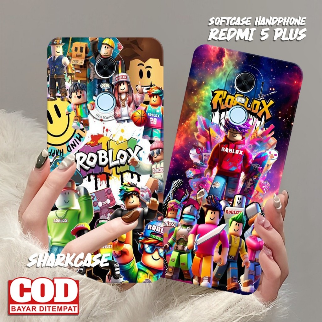 Softcase REDMI 5 PLUS / REDMI 5 / REDMI 6 / REDMI 7 / REDMI 8A PRO ล่าสุด Roblox Game Character Moti