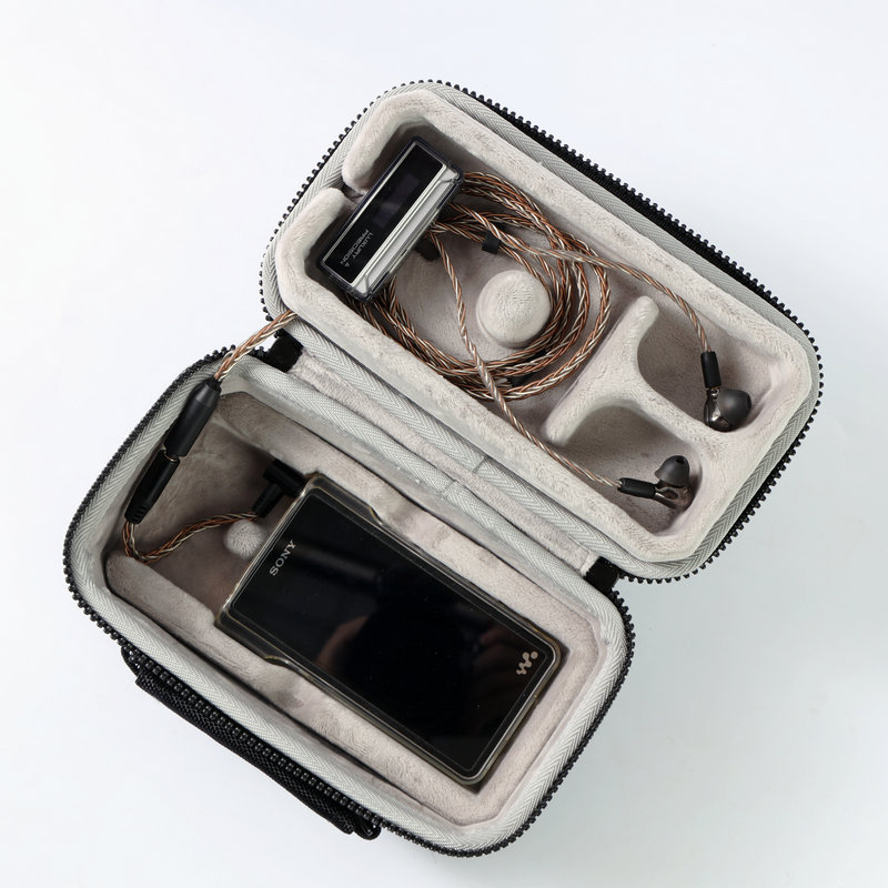 เหมาะสําหรับ Sony NW-WM1A อิฐสีดํากระเป๋าเก็บอิฐทอง WM1Z ป้องกันกรณีหูฟังอุปกรณ์เสริมกล่อง WM1A ป้อง