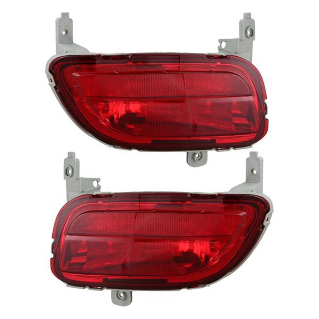 2 ชิ้นด้านหลังกันชนหมอกไฟท้ายโคมไฟ Reflector ขวาและซ้ายสําหรับ Mazda 5 2008-2010 CD85-51-650/CD85-51