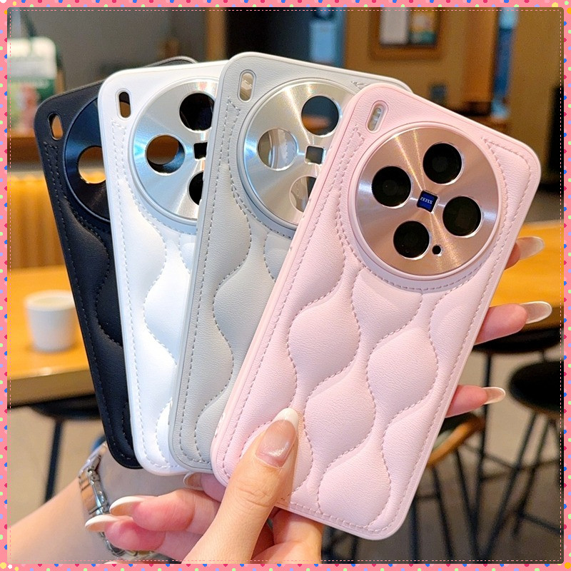 นุ่ม 3D Back Panel เคสโทรศัพท์สําหรับ Vivo X300 X200 X100 Pro Mini X200 X100 Ultra X100S X200S เลนส์โลหะกรอบ anti drop case หรูหราซิลิโคนฝาครอบป้องกัน