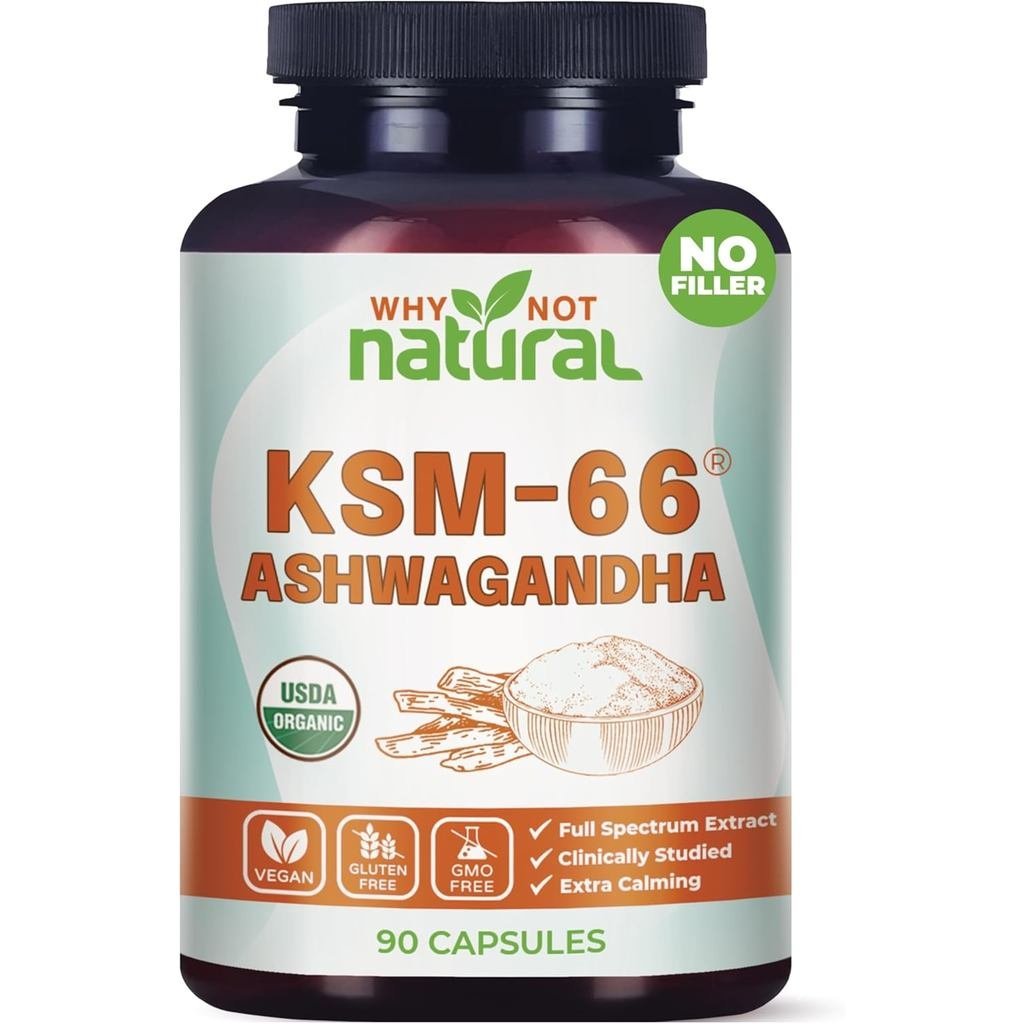 ทําไม Not Natural Organic Ashwagandha K 66 peoplements Capsules - K66