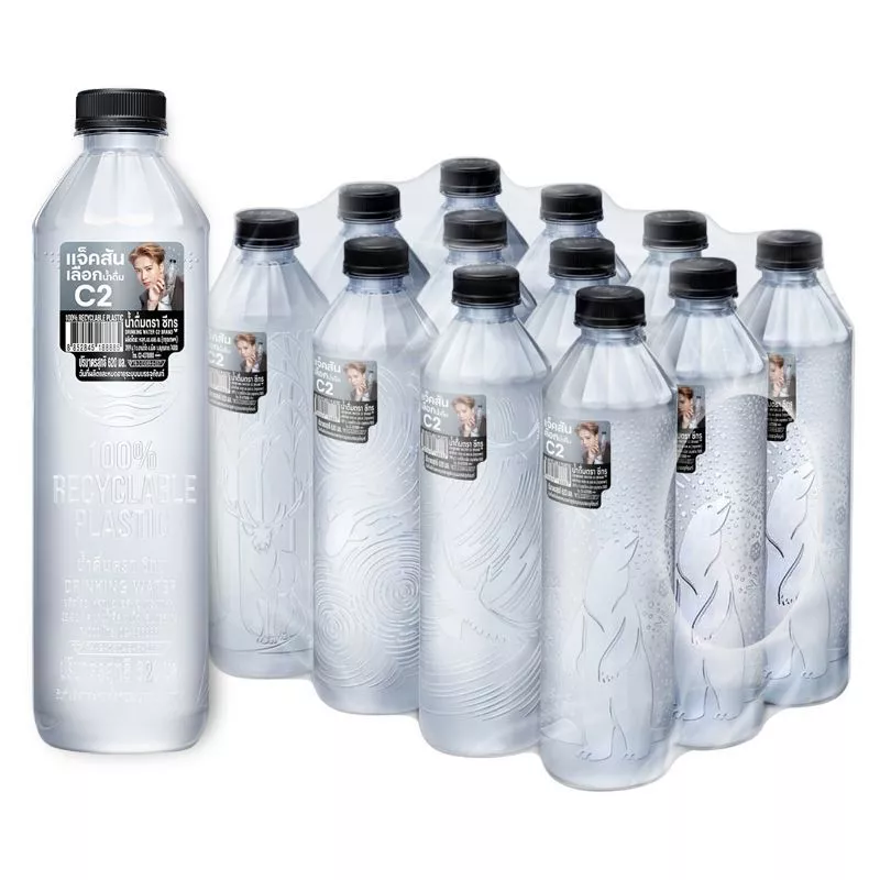 ซีทรูน้ำดื่ม 620มล. แพค 12 C2 Drinking Water 620ml. Pack 12 [หมายเลขบาร์โค้ด 8852845188991 ]