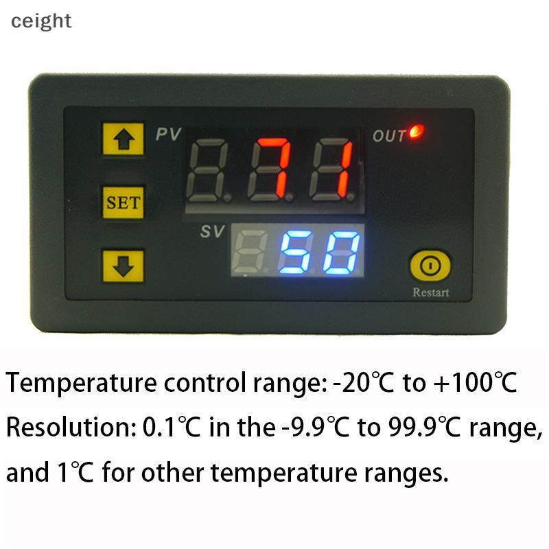 [ceight] W3230 โมดูลสวิตช์ควบคุมอุณหภูมิความแม่นยําสูง 12V TH