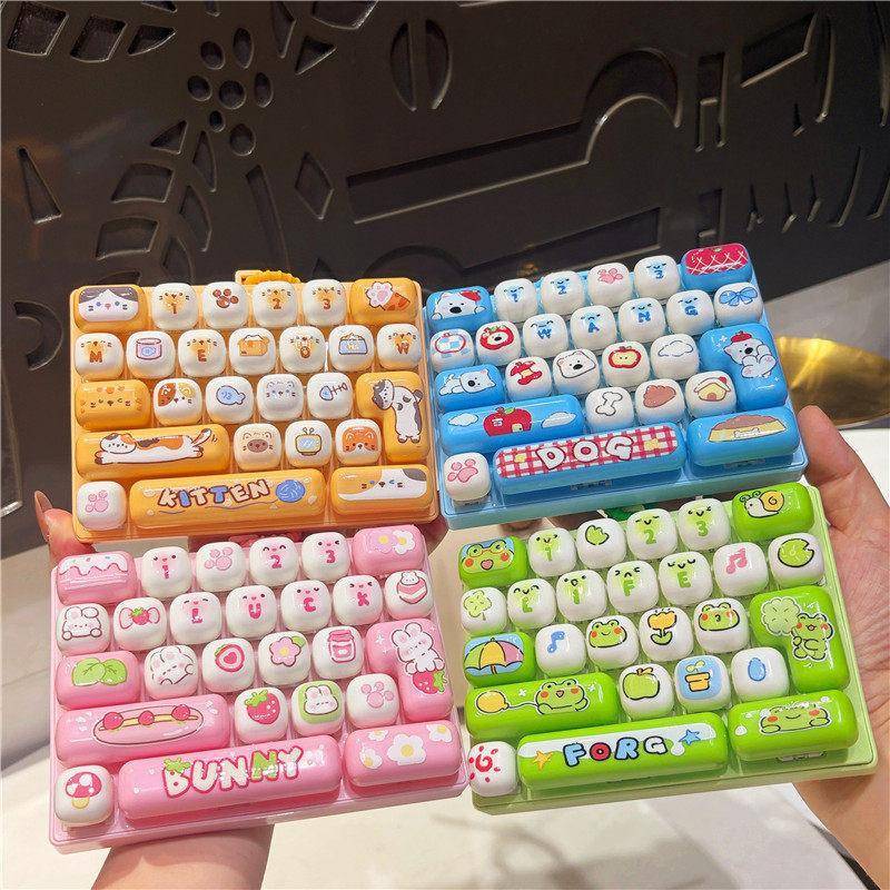 [Smw] น่ารัก 26 คีย์คีย์บอร์ดบรรเทาความเครียด Creative Mechanical Fidget เครื่องมือสําหรับนักเรียนโรงเรียนโต๊ะผ่อนคลาย Gadget [TH]