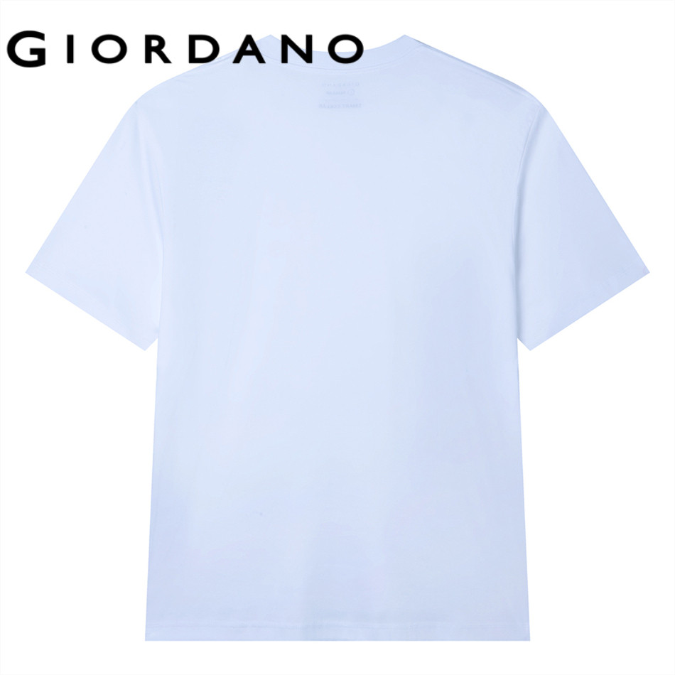 GIORDANO تيشيرت رجالي قطن مرسرز Luxe Touch — صورة 6