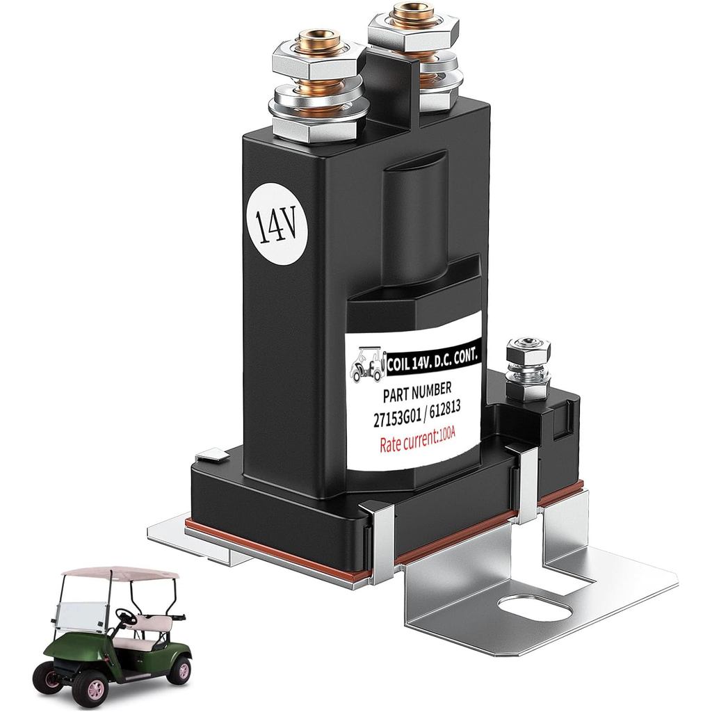 DRIVE UP 14V 4 Terminal Solenoid สําหรับ EZGO TXT Gas Golf Cart 1994-Up OEM 2753-G01 612813
