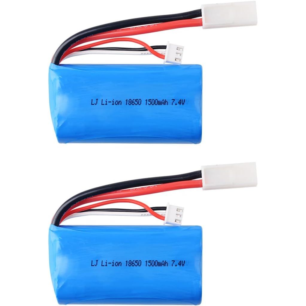 2 pcs 7.4V 1500Mah 15C Li-on แบตเตอรี่ EL-2P ปลั๊กสําหรับ Feilun FT009 UDI009 UDI902 UDI002 AA102 รี