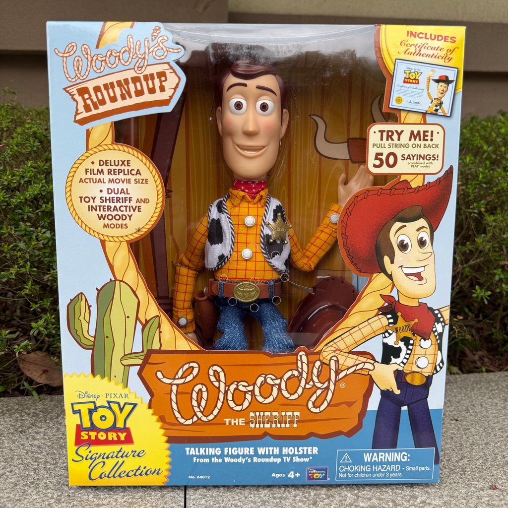 ข้อเสนอพิเศษ พร้อมส่ง ของแท้ Toy Story English Voice Collectors Edition Woody Woody Woody Cowboy Dol