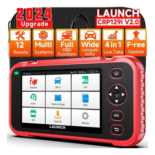 ใหม่ LAUNCH X431 CRP129i V3 OBD2 เครื่องสแกนเนอร์เครื่องมือวินิจฉัยรถยนต์ ABS SRS เครื่องยนต์ AT 4 ร