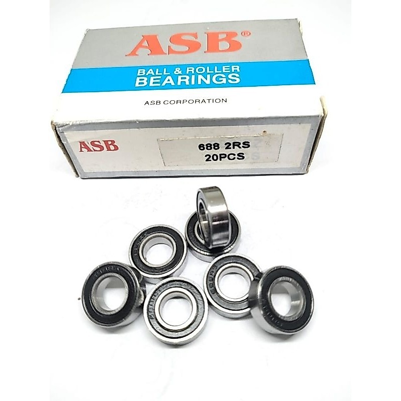 MINIATURE BEARING 688 2RS ASB 8x16x5