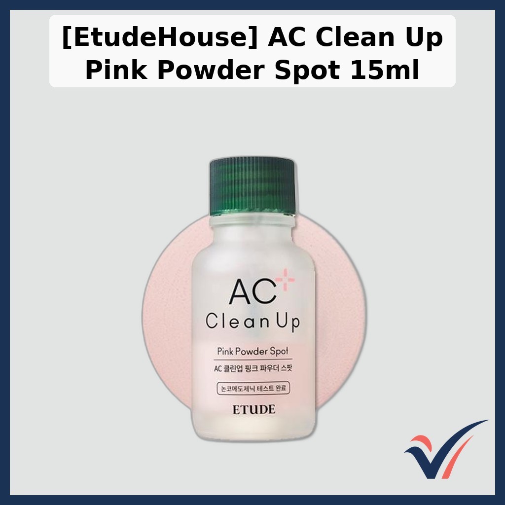[EtudeHouse] AC Clean Up Pink Powder Spot 15ml / Korean Acne Spot Treatment / Blemish Control / ของแ