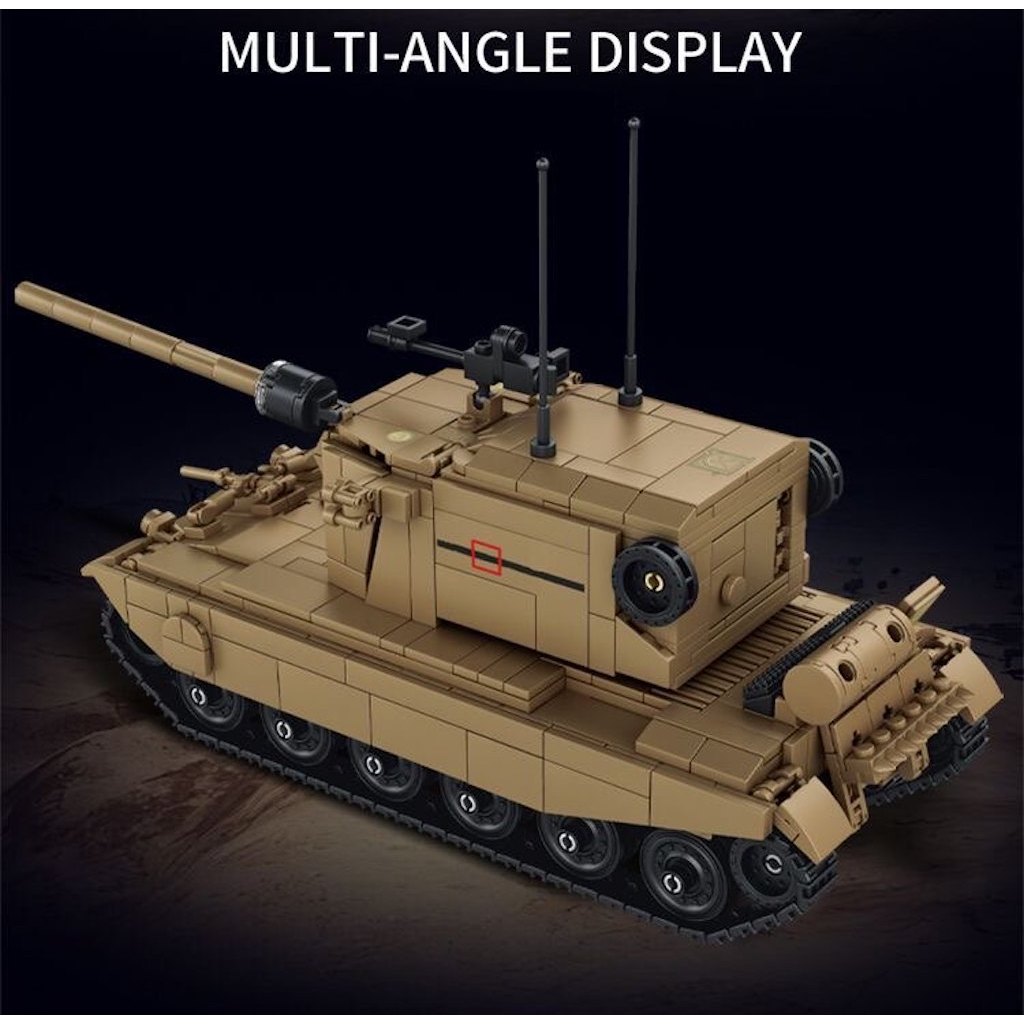 Mytopstore 928PCS FV4005 ถังรูปก่อสร้างพัฒนาของเล่น Building Block อิฐของขวัญเด็กชุดใหม่