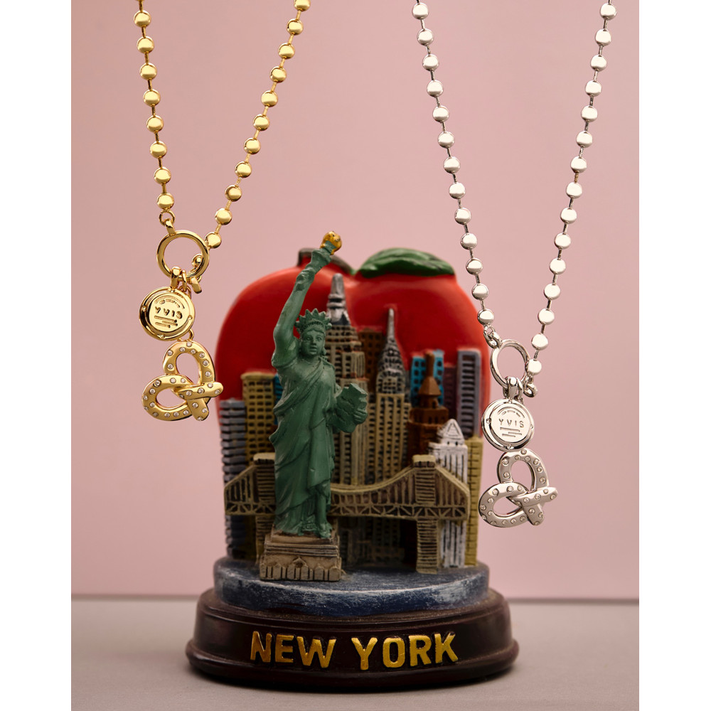 YVIS Street Munch Brass Necklace - City Route Collection