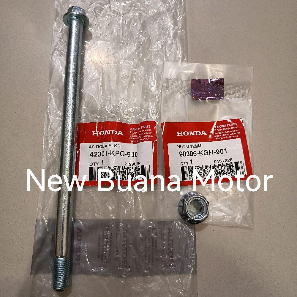 เพลาล้อหลัง Plus เพลาหลัง Nut Supra X 125 Old Revo 100 Old Karisma 42301KPG900 90306KGH901