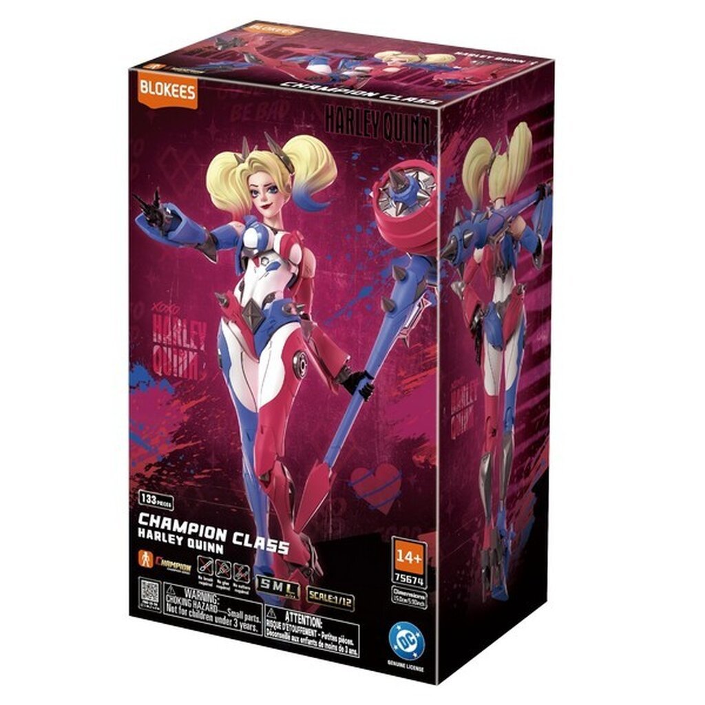 Blokees DC 75674 Champion Class 04 Harley Quinn 810181533460 (Plastic Model)