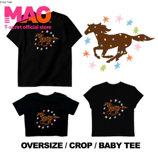 COD✅ (จัดส่งในกรุงเทพฯ) MAO Shop ❗ Oversize/Crop/Babytee ลาย Lucky spot เสื้อยืดสไตล์เกาหลี ดีไซน์เรียบง่าย