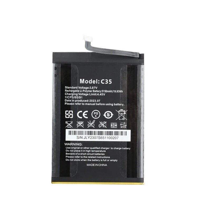 [คลังสินค้าพร้อม] เหมาะสําหรับ Oukitel Oukitel C35 แบตเตอรี่โทรศัพท์มือถือ Oukitel c36 แบตเตอรี่ในตั