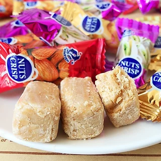 Nezline ขนมตุ้บตั้บ รสถั่วต่างๆ (รสอัลมอนด์,รสเม็ดมะม่วงหิมพานต์,รสพิสตาชิโอ) ตราเนสไลน์ 500 กรัม