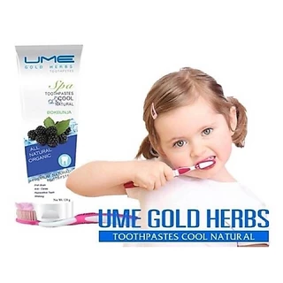 ยาสีฟัน UME GOLD HERBS ฟันขาว ปากสะอาด ลมหายใจสดชื่น
