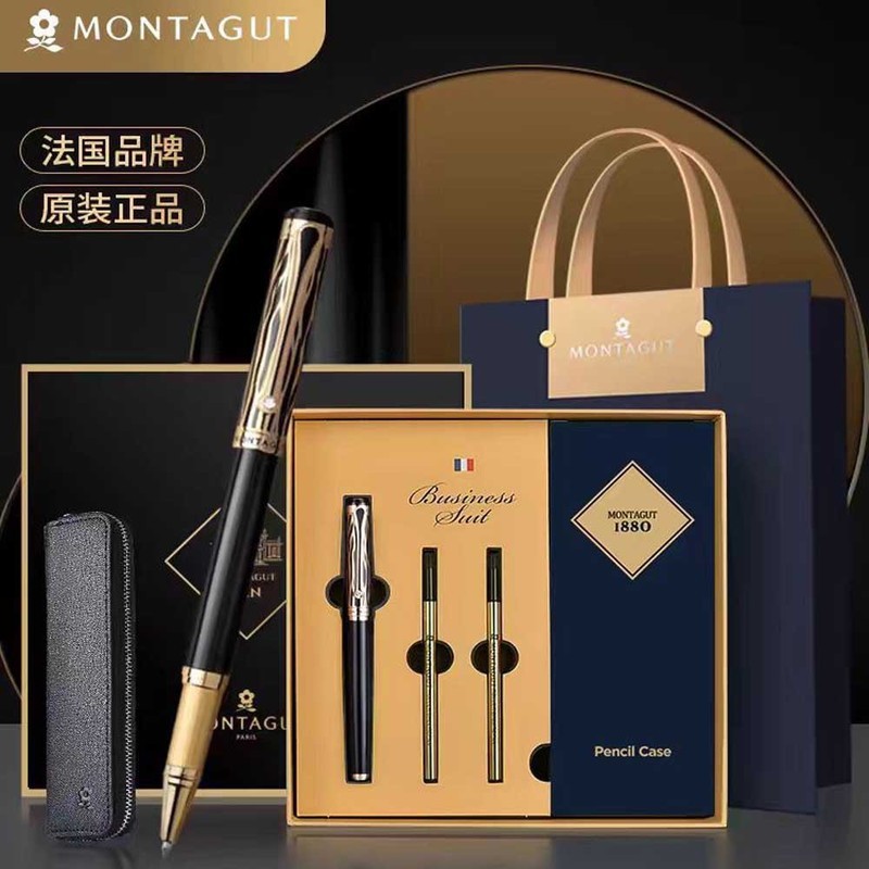 MONTAGUT MONTAGUT ปากกาลายเซ็นผู้ชายผู้หญิงสํานักงานลายเซ็น High-End ธุรกิจการประชุมของขวัญปากกาลายเ