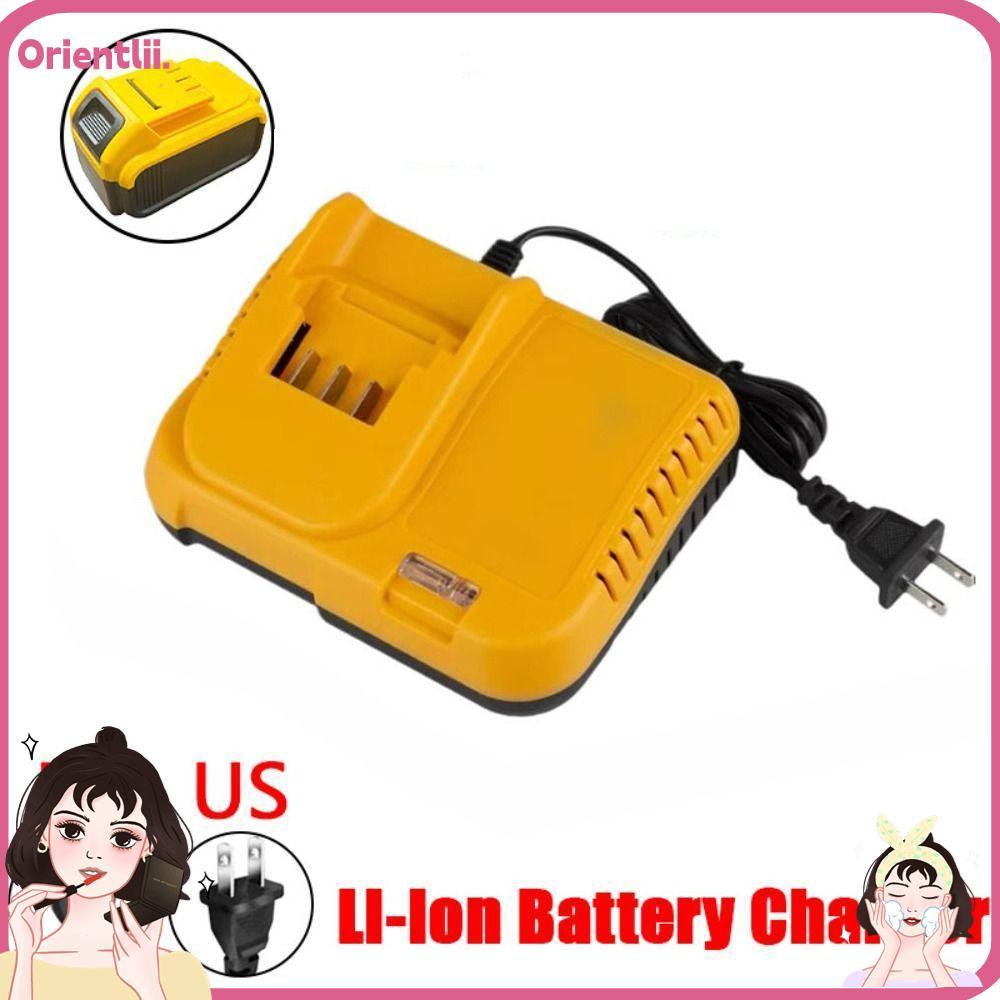 เครื่องชาร์จแบตเตอรี่เครื่องมือไฟฟ้า ORIENTTK, ป้องกันการโอเวอร์โหลดชาร์จแบตเตอรี่ลิเธียมอัจฉริยะ, ตัวบ่งชี้ LED PP เครื่องชาร์จทดแทน DIY Workshop