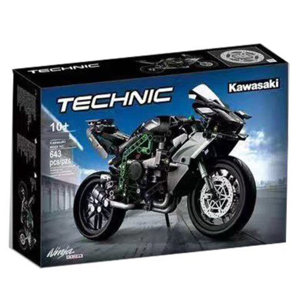Gomora Hobby GH1Y เข้ากันได้กับ Kawasaki Ninja H2R รถจักรยานยนต์ 42170 บล็อกตัวต่อ ET8M
