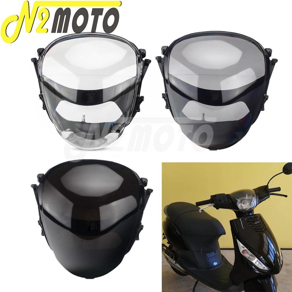 zฝาครอบกระจกไฟหน้ารถจักรยานยนต์สกู๊ตเตอร์ เลนส์ไฟหน้า 
 สำหรับ Piaggio Zip 50 2T AC 49 DT TT LC SP 4