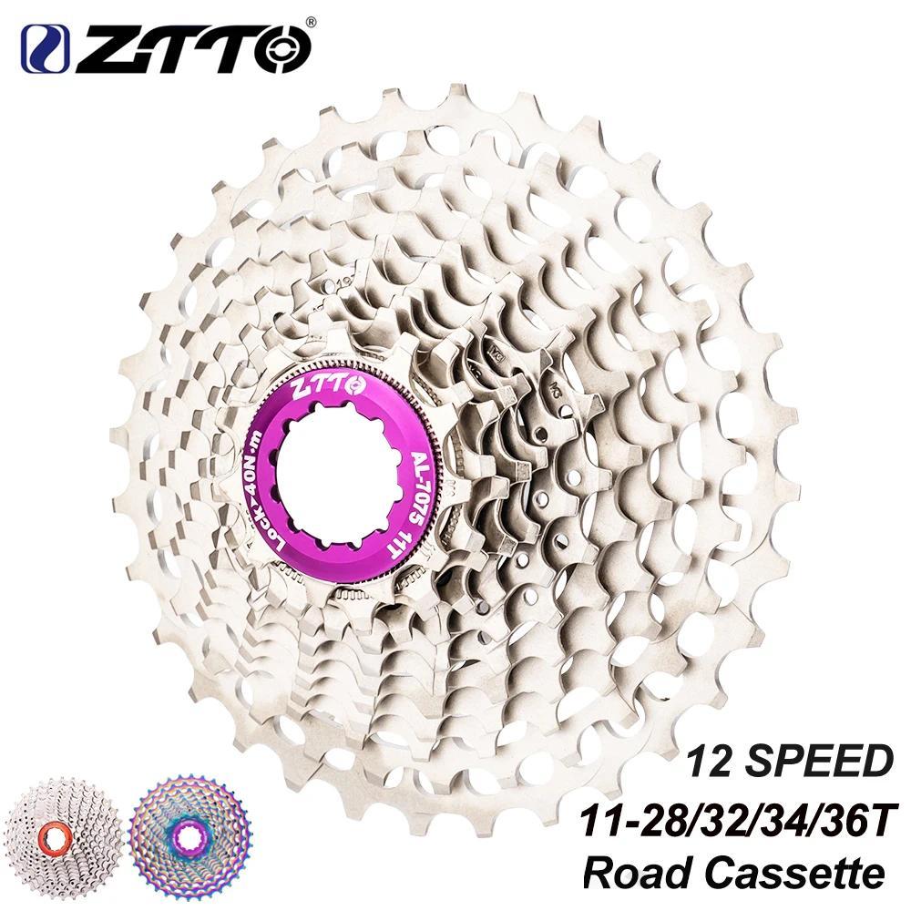 ZX ZTTO 12 Speed Road Bike Ultralight Cassette 12s 11-28T 12s 32T Flywheel 12 Speed 11-34/36T Freewh