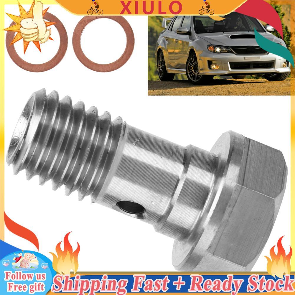Xiulo Xiulo M10x1.5mm Turbo น้ำมัน Restrictor สแตนเลสสำหรับ MITSUBISHI TF035JM TD04L TD05H IHI VF30