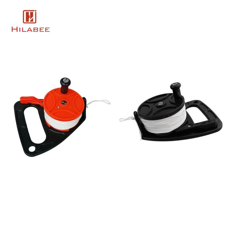HILABEE SMB Dive Reel Kayak Anchor พร้อมที่จับ 46 M สําหรับดําน้ําตื้นดําน้ําดําน้ํา