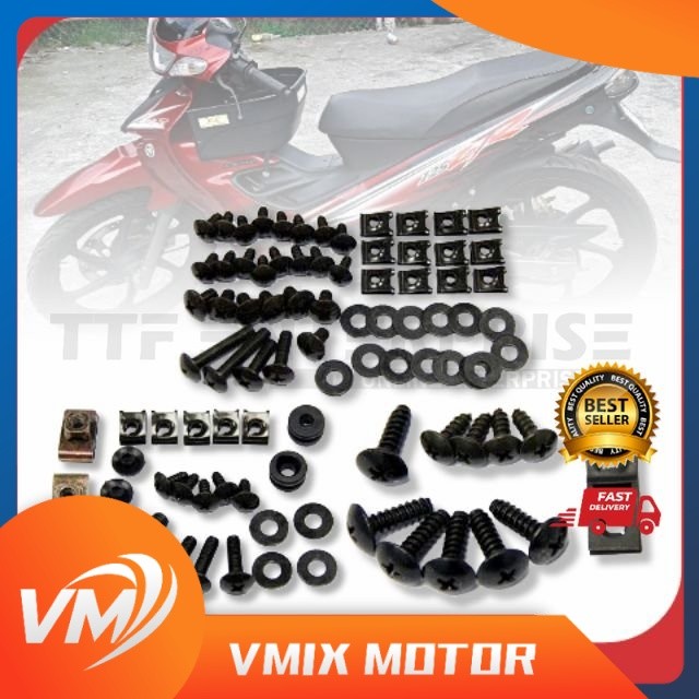 YAMAHA Y125Z BODY COVER SCREW SET Y125 ZY 125Z Y 125 Z Y125-Z FULL