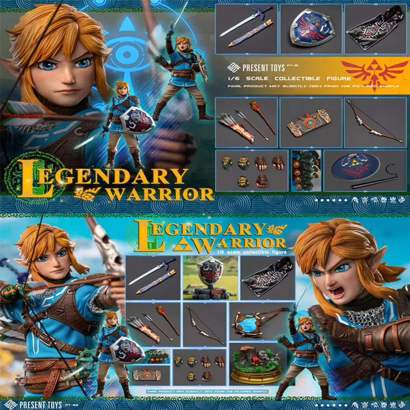 PRESENT ของเล่น PT-sp81 sp82 1/6 Legendary Warrior Link Action Figure ทหารพร้อมสต็อก