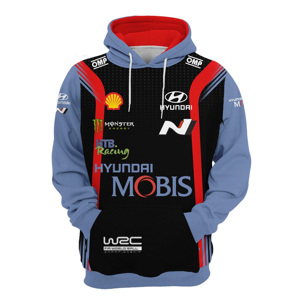 เสื้อกันหนาวมีฮู้ด Hyundai Wrc Rally Racing