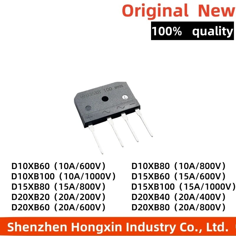 5PCS D10XB60 D10XB80 D10XB100 D15XB60 D15XB80 D20XB20 D15XB100 D20XB60 D20XB40 D20XB100 D20XB80 D25X