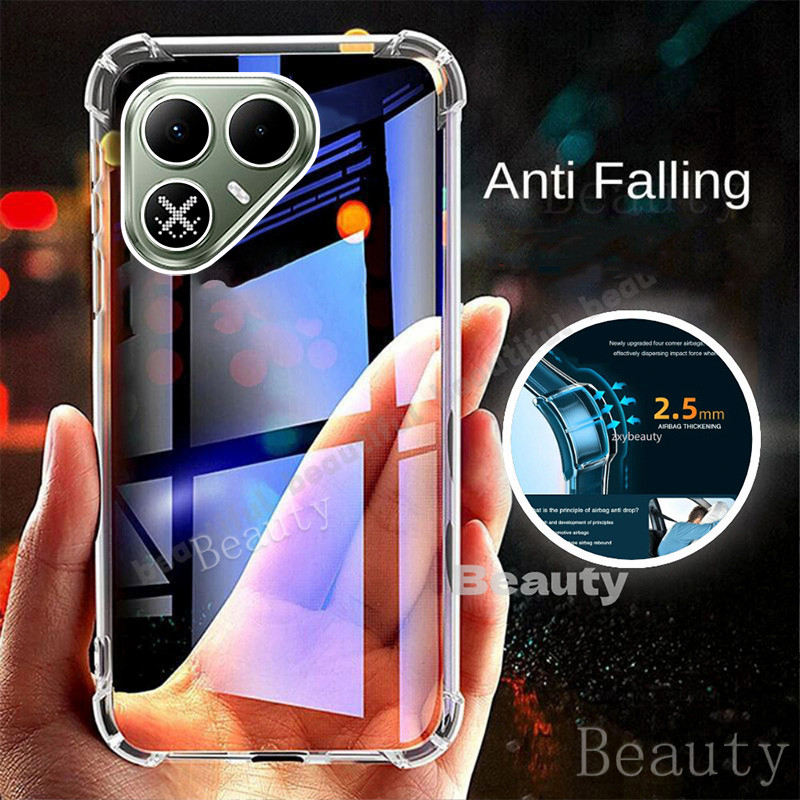 สําหรับ Tecno POVA8 เคสโทรศัพท์ใสสําหรับ Tecno POVA 8Pro 8 Pro LK6 TecnoPova8 Pova8 Pro ปกอ่อนป้องกั