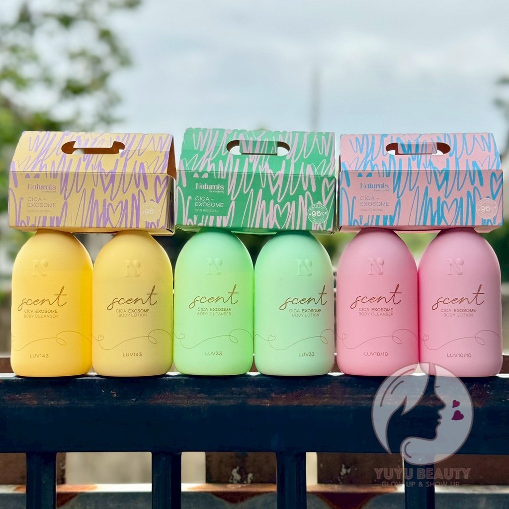 Naturals By Watsons Luv Body Lotion & Body Cleanser Set (400ml.+400ml.)