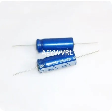 100v100uf สําหรับตัวเก็บประจุเสียง 100uf 100v Axial CAPACITOR 13*25MM