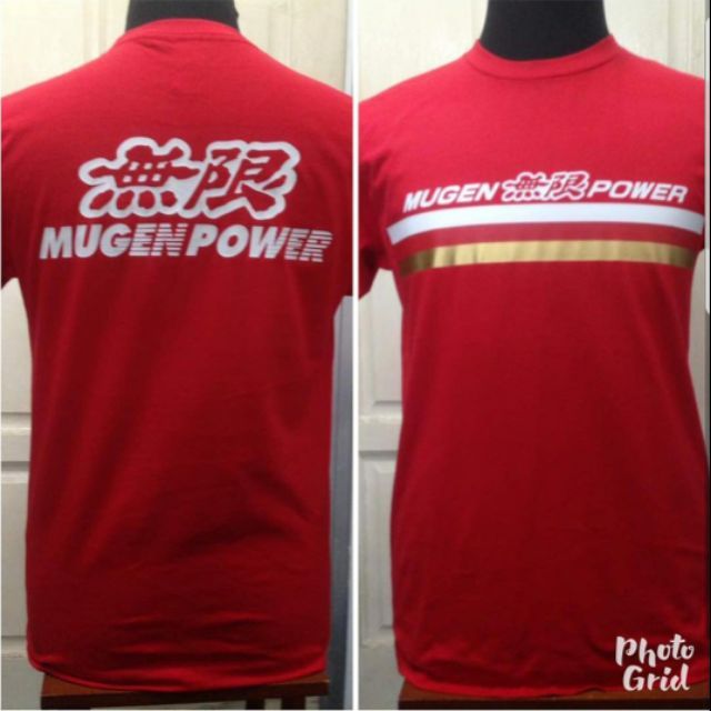 เสื้อยืด Mugen Power / เสื้อไมโครไฟเบอร์ / เสื้อแข่ง
