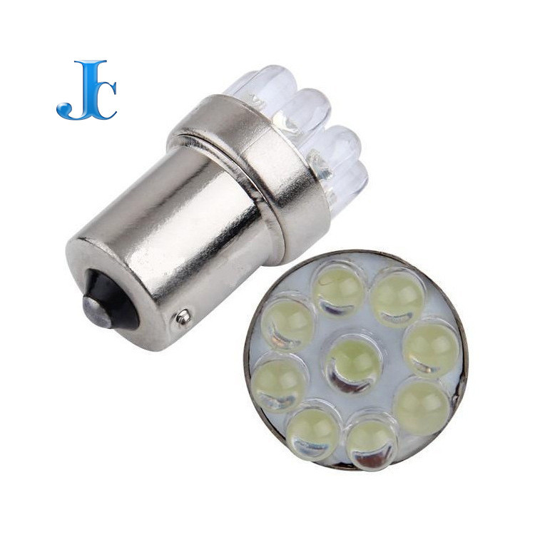 รถ led1156 (BA15S) 1157 เปิดย้อนกลับไฟเบรครถจักรยานยนต์ 9smd 12V 24V LRDF