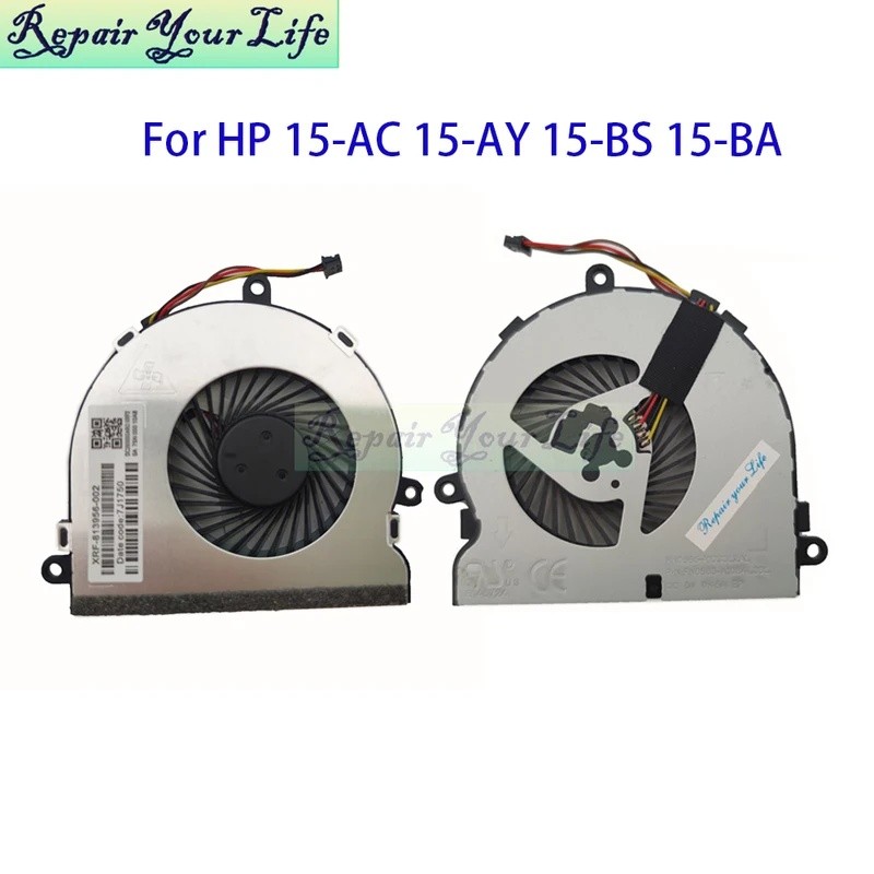 พัดลม CPU คูลเลอร์โน๊ตบุ๊คสําหรับ HP Pavilion 15-AC 15-AY 15-BS 15-BE 15Z 15-AF 15-BA TPN-C125 81394