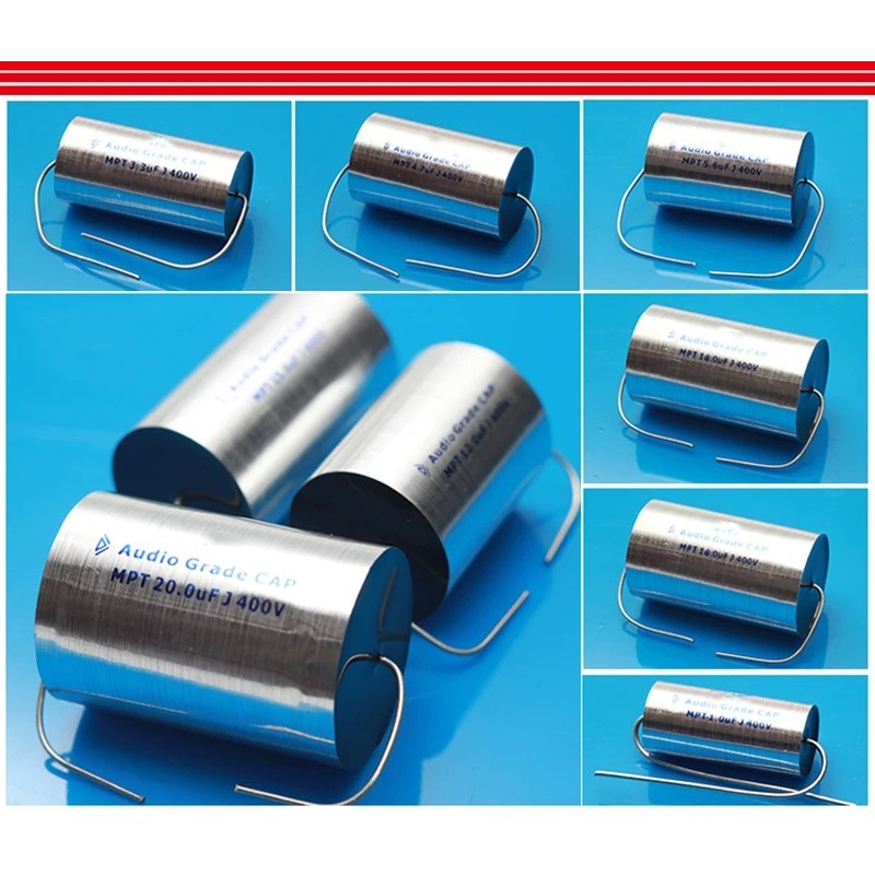 1 ชิ้น Audiophileer Axial MPT MKP 400V HIFI DIY Treble Mediant Capacitor สําหรับลําโพงแบ่งความถี่ No