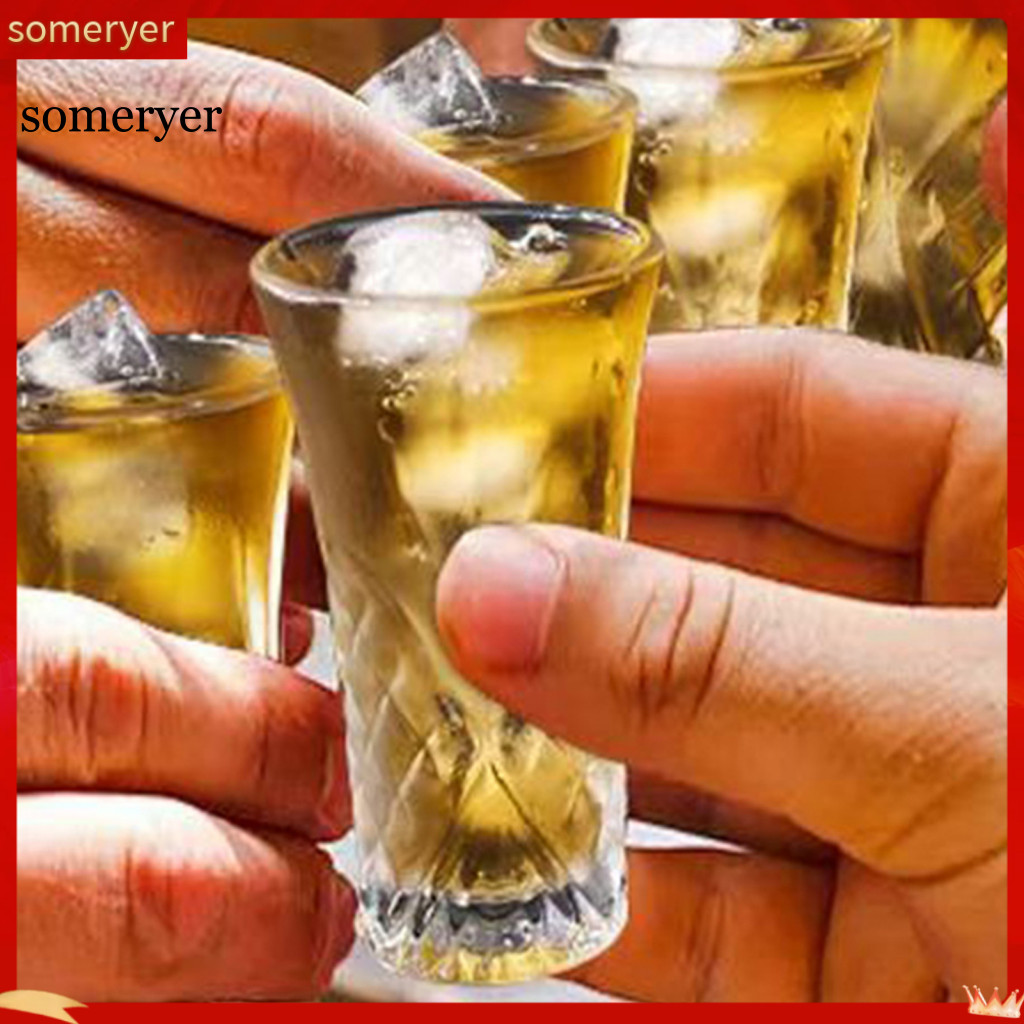 โซเมเรียร์|  Liqueur Shots แว่นตาสําหรับ Home Bar Shot ชุดแก้ว 1/2/4 ชิ้น 60ml Heavy Base Shot แว่นต